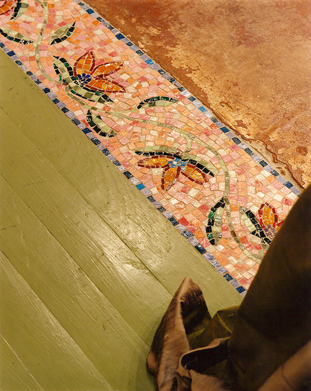 Celia Berry mosaic Melange Multi-Media Installation detail
