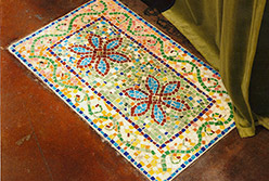 Celia Berry mosaic Melange Multi-Media Installation