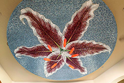 Celia Berry mosaic Stargazer Lily