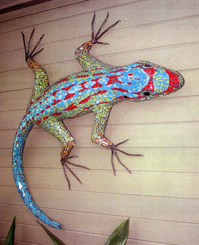 Celia Berry mosaic Castle Hill Lizard