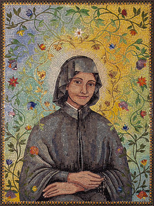 Celia Berry mosaic Saint Elizabeth Ann Seton