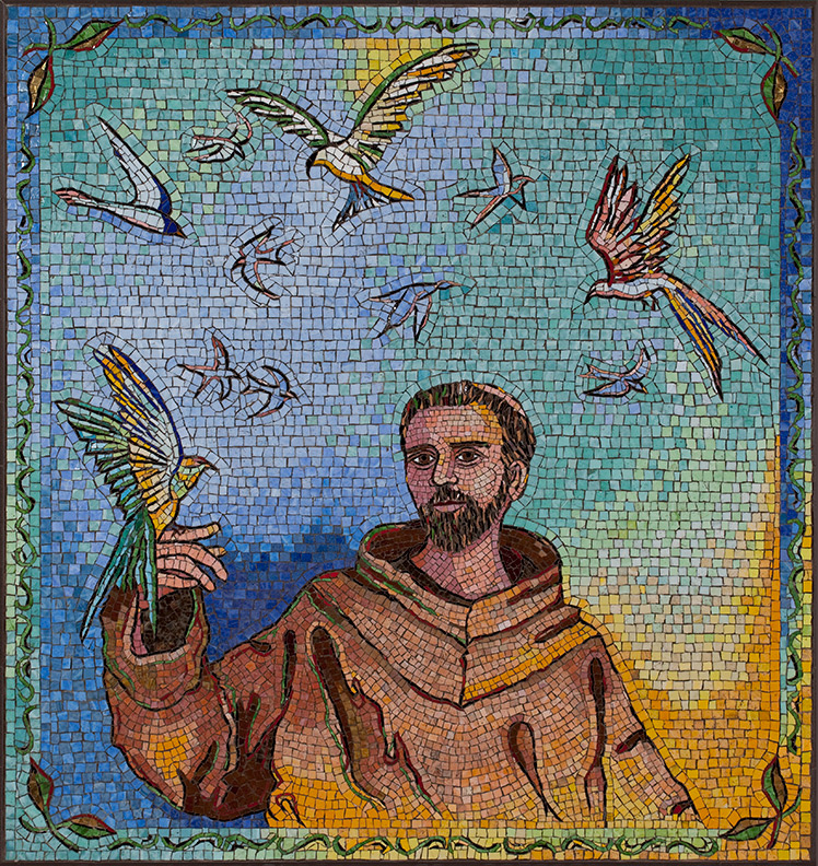 Celia Berry mosaic Saint Francis