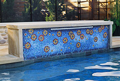 Celia Berry mosaic Arts & Crafts Pool