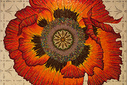 Celia Berry mosaic Poppy